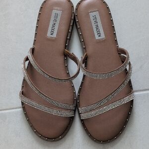 Steve Madden Brown Sandals with Sleek Design